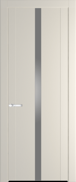 Межкомнатная дверь Profil Doors 1.8 P Монохром серебро (серебро матлак) Кремовая Магнолия (RAL 120-04)