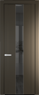 Межкомнатная дверь Profil Doors 1.9 P Зеркало серое Перламутр бронза