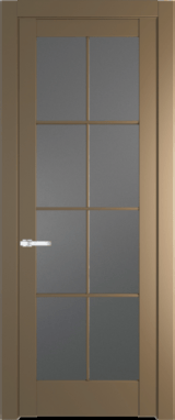 Межкомнатная дверь Profil Doors 4.1.2 (p.8) Перламутр золото Графит