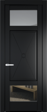 Межкомнатная дверь Profil Doors 1.3.2 PM Прозрачное Блэк