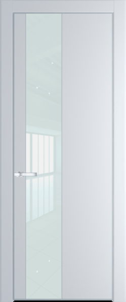 Межкомнатная дверь Profil Doors Orange 19 PE.O Монохром черный Вайт (RAL 110 96 02) Серебро