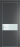 Межкомнатная дверь Profil Doors 17 PA Серебро Lacobel Белый лак Графит (Pantone 425С)