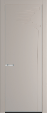 Межкомнатная дверь Profil Doors 25 PA Серебро Сэнд