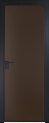 Алюминиевая дверь Profil Doors 1 AG Черный матовый RAL9005 Монохром шоколад