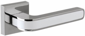 Ручка Fuaro (Фуаро) раздельная K.DM51.NEO (NEO DM) CP/WH-19 хром/белый