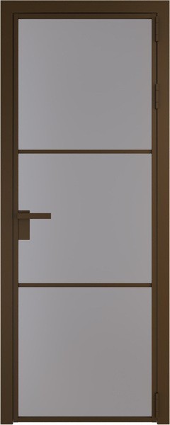 Алюминиевая дверь Profil Doors 13 AG Деорэ Монохром серый