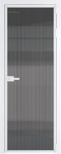 Алюминиевая дверь Profil Doors 1AX Вайт Мору тонированное