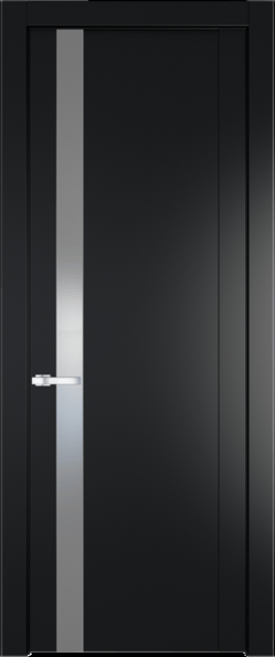 Межкомнатная дверь Profil Doors 1.2 P Монохром серебро (серебро матлак) Блэк