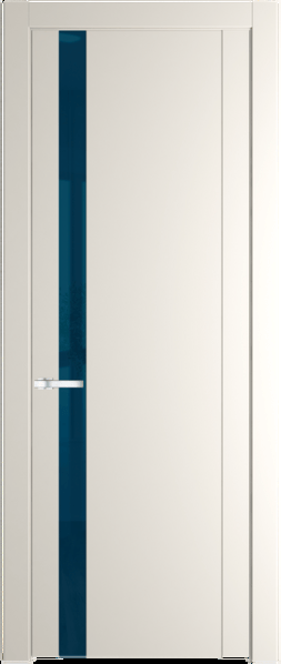 Межкомнатная дверь Profil Doors 1.2 P Зеркало Blue Перламутр белый