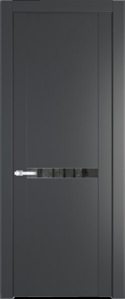 Межкомнатная дверь Profil Doors 1.4 P Зеркало серое Графит (Pantone 425С)