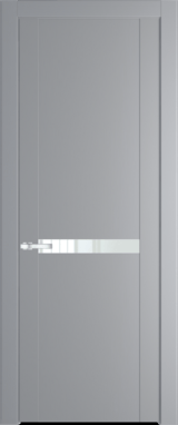 Межкомнатная дверь Profil Doors 1.4 P Lacobel Белый лак Смоки (RAL 870-02)