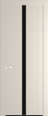 Межкомнатная дверь Profil Doors 1.8 P Монохром черный Кремовая Магнолия (RAL 120-04)