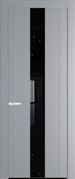 Межкомнатная дверь Profil Doors 1.9 P Черный лак Смоки (RAL 870-02)