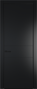 Межкомнатная дверь Profil Doors 14 PA Черный матовый RAL9005 Блэк