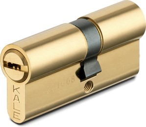 Цилиндровый Kale kilit (Кале килит) механизм 164 BN/68 (26+10+32) mm латунь 5 кл.