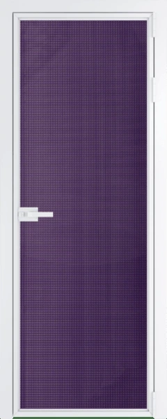 Алюминиевая дверь Profil Doors 1AX Вайт Кризет Фиолетовый