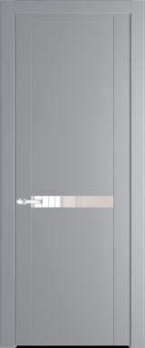Межкомнатная дверь Profil Doors 1.4 P Lacobel Перламутровый лак Смоки (RAL 870-02)
