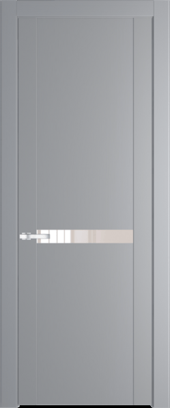 Межкомнатная дверь Profil Doors 1.4 P Lacobel Перламутровый лак Смоки (RAL 870-02)