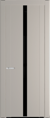 Межкомнатная дверь Profil Doors 1.8 P Черный лак Сэнд