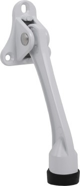 Упор Fuaro (Фуаро) дверной напольный STOPPER-100 WH (белый) козья ножка