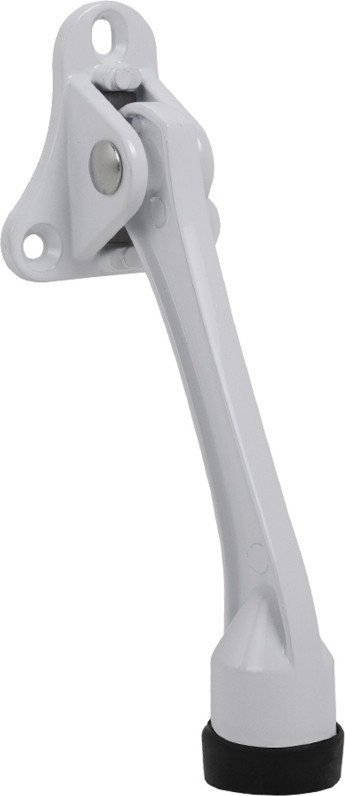 Упор Fuaro (Фуаро) дверной напольный STOPPER-100 WH (белый) козья ножка