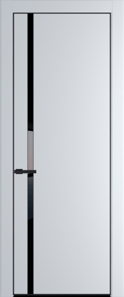 Межкомнатная дверь Profil Doors 21 PA Черный матовый RAL9005 Зеркало Bronza Сэнд