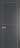 Межкомнатная дверь Profil Doors 14 PA Серебро Графит (Pantone 425С)