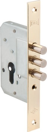 Корпус Kale kilit (Кале килит) врезного замка 189/3M (45 mm) w/b (латунь)
