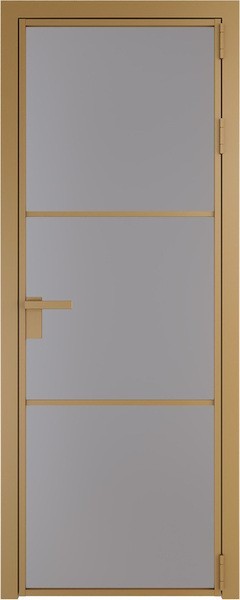 Алюминиевая дверь Profil Doors 13 AG Золото Монохром серый