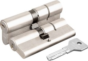 Цилиндровый Cisa (Чиза) механизм ASIX OE300-32.12 (90 мм/30+10+50), НИКЕЛЬ