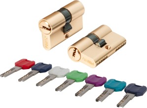 Цилиндровый Punto (Пунто) механизм MaxPro7000Key 52mm (21+10+21) SSG сатин.золото 7key