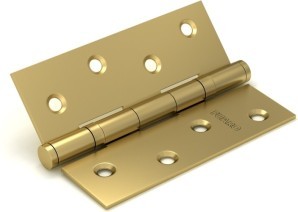 Петля Fuaro (Фуаро) универсальная IN4200U SB (2BB 100x75x2,5) мат. золото