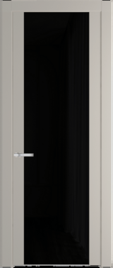 Межкомнатная дверь Profil Doors 1.13 P Черный триплекс Сэнд