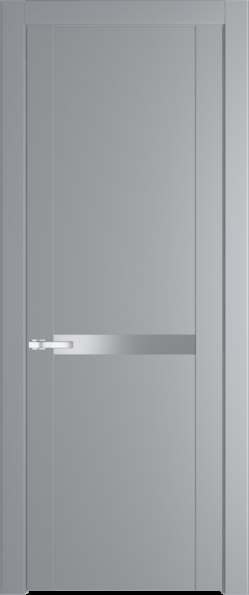Межкомнатная дверь Profil Doors 1.4 P Lacobel Серебряный лак Смоки (RAL 870-02)