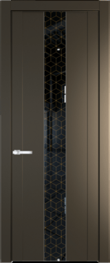Межкомнатная дверь Profil Doors 1.9 P Лоран узор золото Перламутр бронза