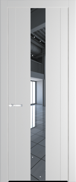 Межкомнатная дверь Profil Doors 1.9 P Зеркало Крем Вайт (RAL 120-02)