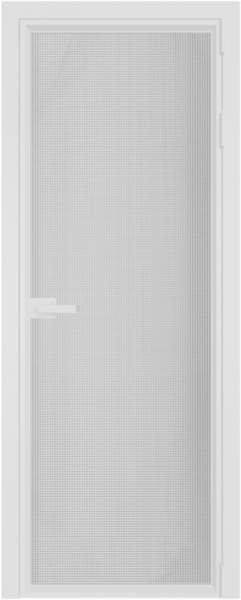 Алюминиевая дверь Profil Doors 1AV Вайт Кризет