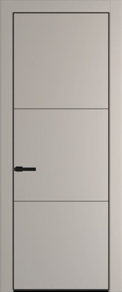 Межкомнатная дверь Profil Doors Orange 13 PE.O Сэнд Черный матовый RAL9005