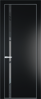 Межкомнатная дверь Profil Doors 21 PA Серебро Зеркало Grey Сэнд