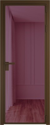 Алюминиевая дверь Profil Doors 1 AG Деорэ Фиолетовый Шпион