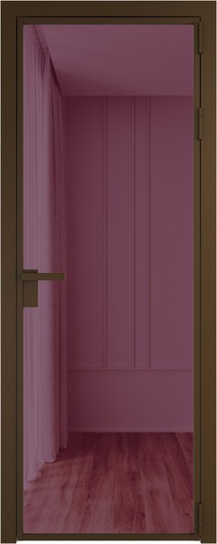 Алюминиевая дверь Profil Doors 1 AG Деорэ Фиолетовый Шпион