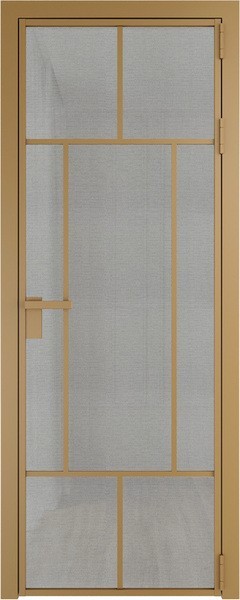 Алюминиевая дверь Profil Doors 10 AG Золото Рэте