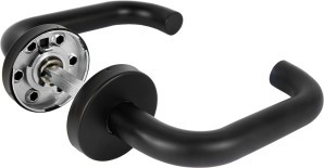 Ручка Fuaro (Фуаро) раздельная R.DSS201-0203/19 (8х110 мм) (INOX 201) BLACK