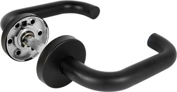 Ручка Fuaro (Фуаро) раздельная R.DSS201-0203/19 (8х110 мм) (INOX 201) BLACK