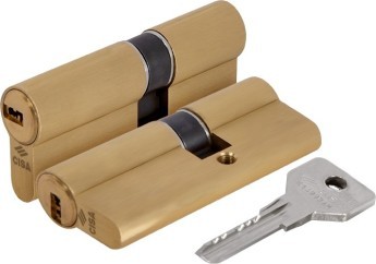 Цилиндровый Cisa (Чиза) механизм ASIX OE300-19.00 (80 мм/30+10+40), ЛАТУНЬ