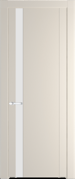 Межкомнатная дверь Profil Doors 1.2 P Монохром белый просветленный Кремовая Магнолия (RAL 120-04)