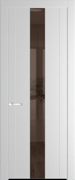Межкомнатная дверь Profil Doors 1.9 P Зеркало бронзовое Крем Вайт (RAL 120-02)
