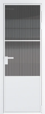 Алюминиевая дверь Profil Doors 20 AG Вайт Мору тонированное