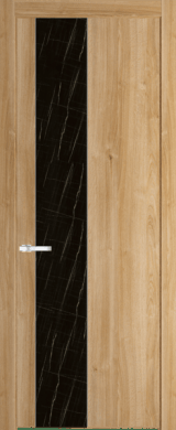 Межкомнатная дверь Profil Doors 19 NW Неро мрамор Дуб Карамель