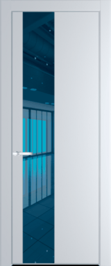 Межкомнатная дверь Profil Doors Orange 19 PE.O Зеркало серое Сэнд Серебро